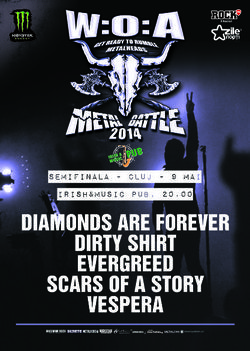 Wacken Metal Battle Romania 2014: Semifinala Centru in Irish & Music Pub