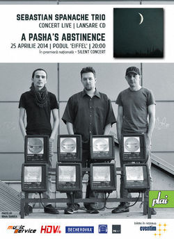 Concert Sebastian Spanache Trio: lansarea albumului A Pasha's Abstinence