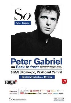 Concert Peter Gabriel la Romexpo