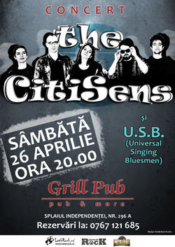 Concert The Citisens & U.S.B. in Grill Pub