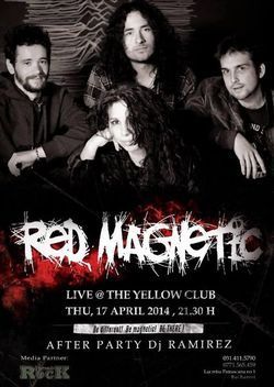 Concert Red Magnetic in Yellow Club