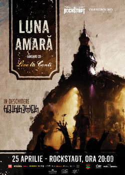 Concert Luna Amara: lansarea albumului 