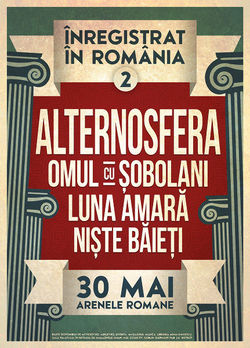 Concert Alternosfera, Omul Cu Sobolani, Luna Amara si Niste Baieti la Arenele Romane