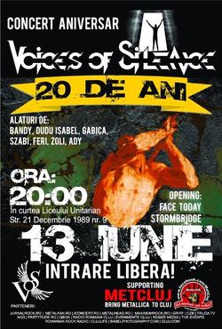 Concert aniversar Voices Of Silence pe 13 iunie la Cluj-Napoca