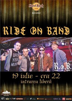 Ride On Band, in concert la Hard Rock Cafe