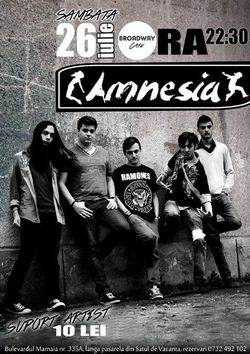 Concert Amnesia la Broadway Cafe Constanta !