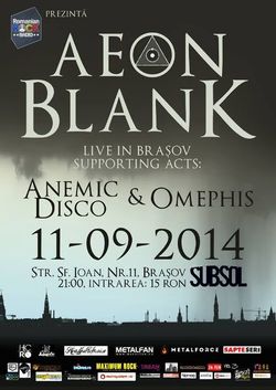 Aeon Blank, concert in Brasov