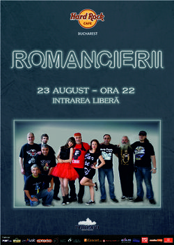 Concert Romancierii, in Hard Rock Cafe Bucuresti