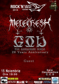 Concert Melechesh & God la Rock N Iasi