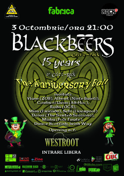 Concert aniversar: 15 ani de Blackbeers !