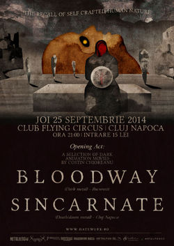 Concert Bloodway & Sincarnate in Cluj-Napoca