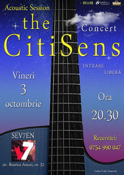 The CitiSens, un prim concert acustic