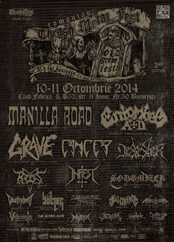 Romanian Thrash Metal Fest 2014 in octombrie la Club Fabrica