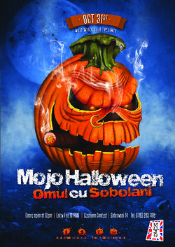 Omul cu Sobolani, in concert la Mojo Halloween Party