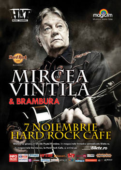 MIRCEA VINTILA o aduce pe MUSETTE pe 7 noiembrie la Hard Rock Cafe