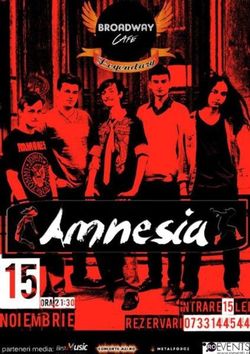 Concert Amnesia in Broadway&Legendary Club Constanta