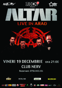 Altar canta in club Nerv din Arad