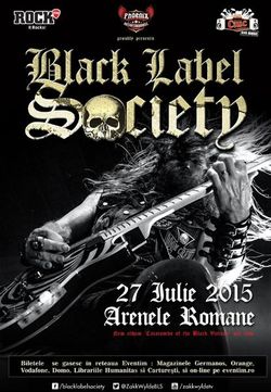 Concert Black Label Societyla Bucuresti in 2015