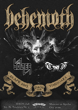 Behemoth - concert la Timisoara pe 22 Aprilie in Daos club