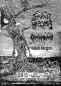 Grave Miasma / Cruciamentum live in Fabrica 28 martie 2015