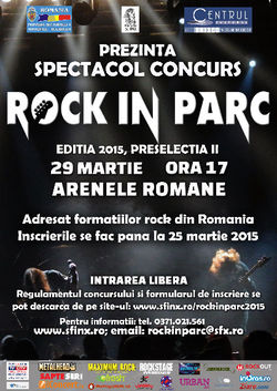 Rock in Parc 2015  Preselectia II