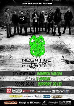 Concert Cap de Craniu si Negative Core Project in Aby Stage Bar pe 3 aprilie