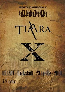 Tiarra va canta la Brasov pe 23 Aprilie in Club Rockstadt