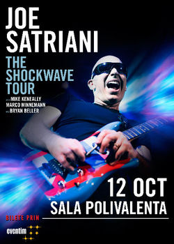 JOE SATRIANI canta in Bucuresti pe 12 Octombrie la Sala Polivalenta