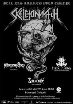 Concert Skeletonwitch in Flying Circus Pub pe 5 Mai