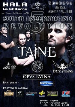 South Underground Revolution 5 pe 16 Mai la Hala 'La Chitarre' din Craiova