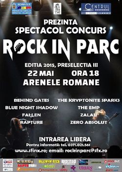 Rock In Parc 2015  Preselectia III - 22 mai 2015