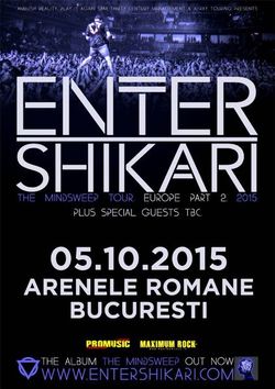 Concert Enter Shikari la Bucuresti in data de 5 octombrie 2015