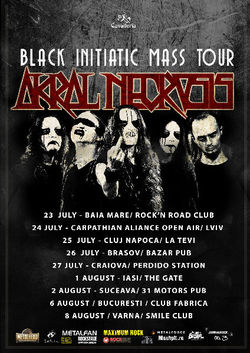 Akral Necrosis prezinta Black Initiatic Mass Tour 2015