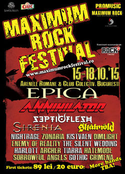 EPICA, primul headliner confirmat la Maximum Rock Festival 2015