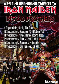 Blood Brother (tribut Iron Maiden din Ucraina) in turneu in Romania