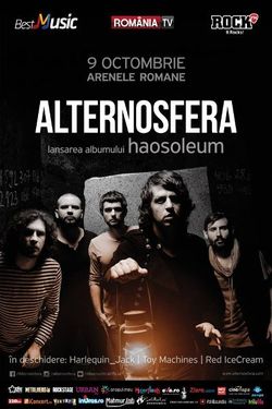 ALTERNOSFERA - Haosoleum - lansare de album la Arenele Romane pe 9 Octombrie