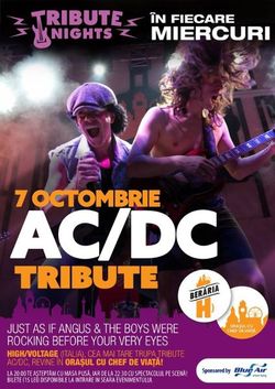 AC/DC Tribute by High/Voltage in Beraria H pe 7 Octombrie