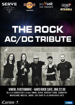TRIBUT AC/DC cu THE ROCK pe 9 octombrie la Hard Rock Cafe