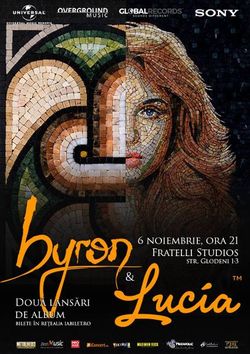 byron si Lucia lanseaza noi albume de studio pe 13 noiembrie la Bucuresti