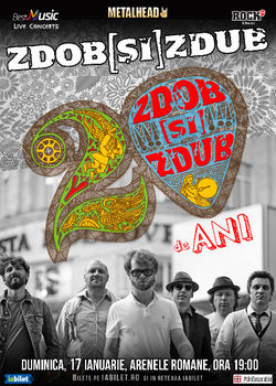 Concert aniversar - Zdob si Zdub 20 de ani si album nou pe 17 ianuarie la Arenele Romane