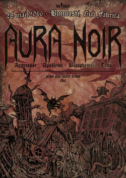 Concert Aura Noir in Bucuresti pe 28 Mai in Fabrica
