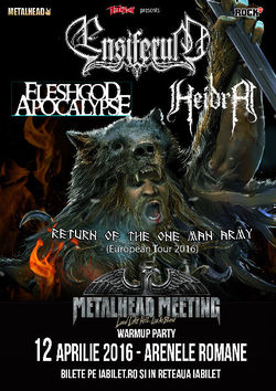 Concert Ensiferum si Fleshgod Apocalypse pe 12 aprllie la Arenele Romane