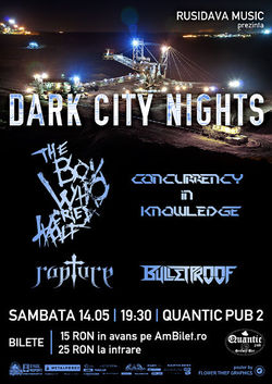 Dark City Nights va invita pe 14 Mai in Quantic Pub