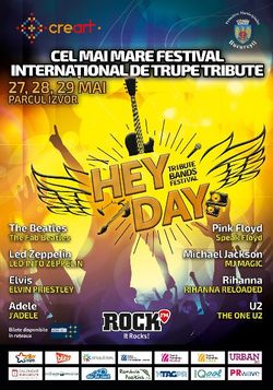 Programul detaliat al festivalului HeyDay - cel mai mare festival international de trupe tribute din Romania