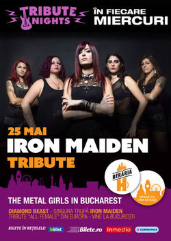 Iron Maiden Tribute cu Diamond Beast in Beraria H pe 25 Mai