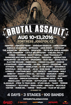 Festivalul Brutal Assault va avea loc in perioada 10-13 August!