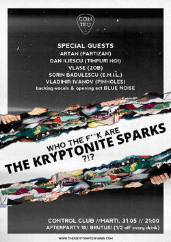 Concert The Kryptonite Sparks & Friends in Control Club