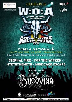 Finala nationala Wacken Metal Battle Romania transmisa in direct, pe internet