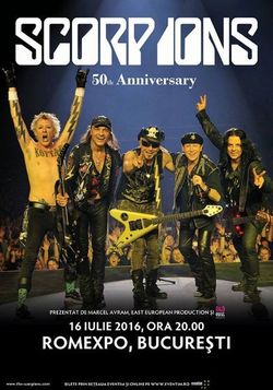 Concert Scorpions pe 16 iulie la Romexpo