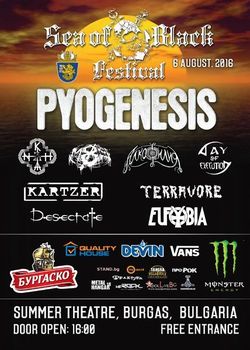 Pyogenesis, Eufobia si multi altii in acest weekend la Sea of Black Fest in Burgas